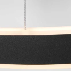 Hängelampen|Led Lampen*Steinhauer LED Hängelampe Schwarz Ø60 cm rund 42 W 2700 K stilvoll