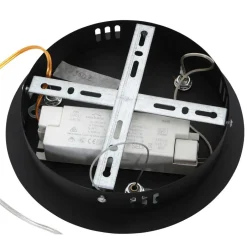 Hängelampen|Led Lampen*Steinhauer LED Hängelampe Schwarz Ø60 cm rund 42 W 2700 K stilvoll