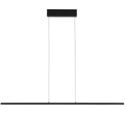 Metall Lampen|Esszimmer Lampen*Nowodvorski LED Hängelampe Schwarz 4000 K 120 cm lang höhenverstellbar