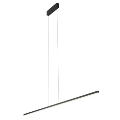 Metall Lampen|Esszimmer Lampen*Nowodvorski LED Hängelampe Schwarz Metall 4000 K 1700 lm B: 180 cm