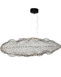 Hängelampen|Led Lampen*By Rydéns LED Hängeleuchte Draht L: 115 cm H: max. 120 cm Schwarz