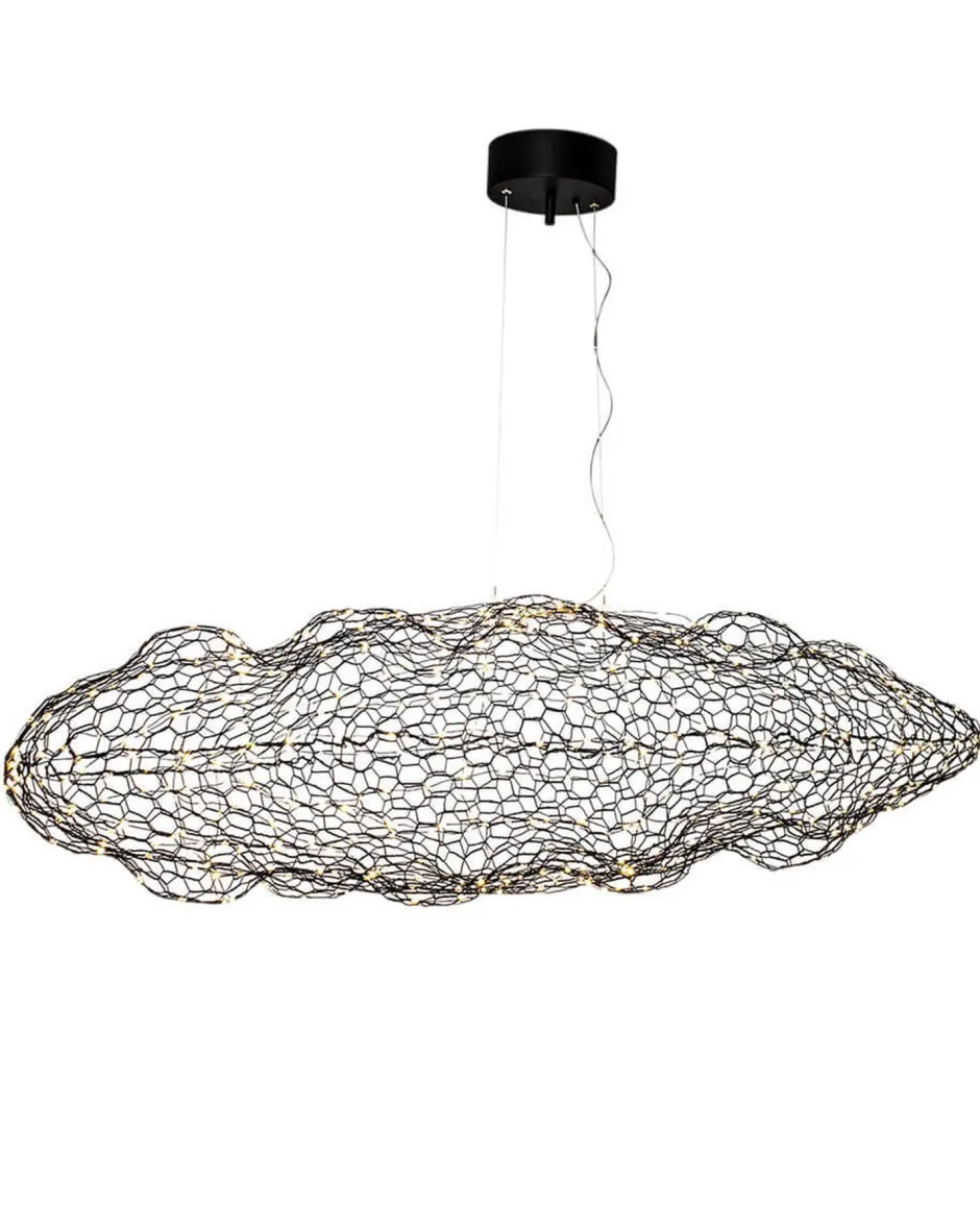 Hängelampen|Led Lampen*By Rydéns LED Hängeleuchte Draht L: 115 cm H: max. 120 cm Schwarz