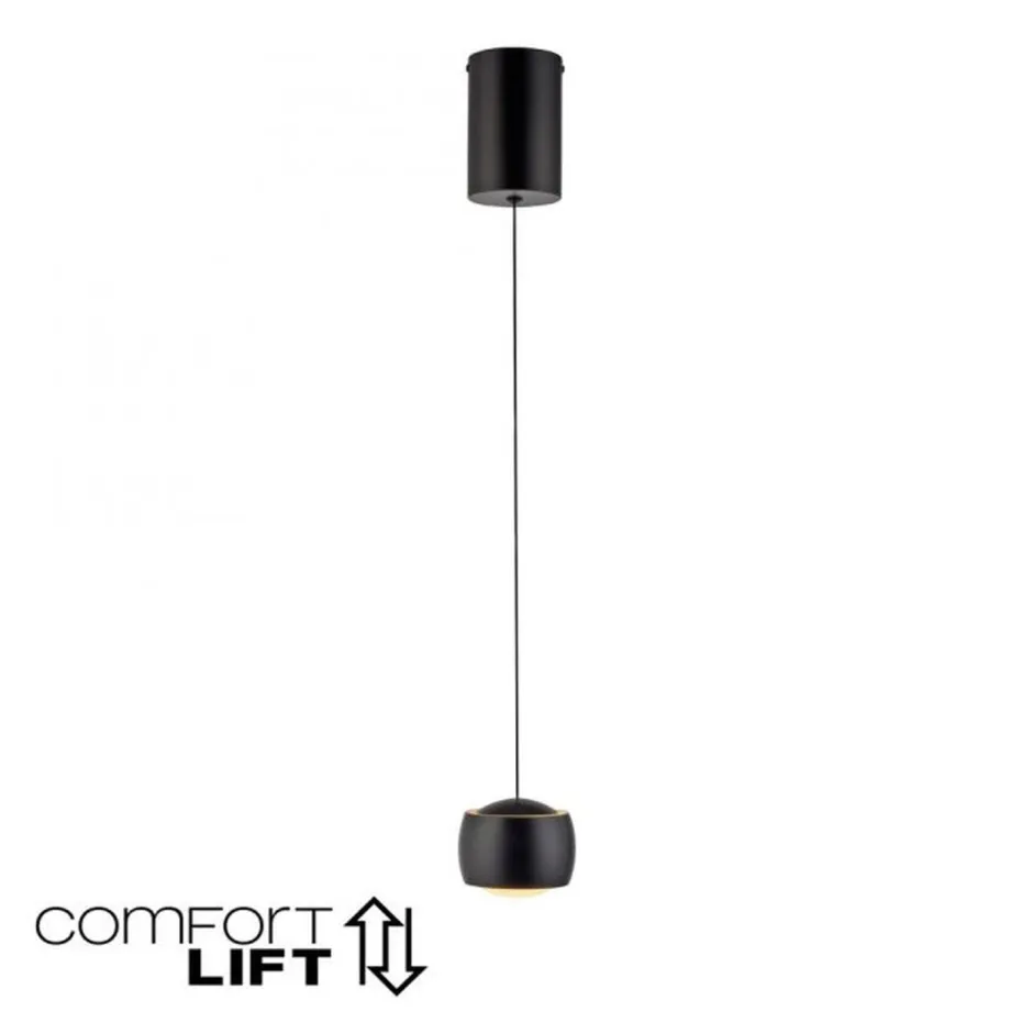 Just Light LED Hängeleuchte Metall warmweiß 3000 K 800 lm Schwarz< Hängelampen|Led Lampen