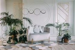 Searchlight LED Hängeleuchte Schwarz Weiß B: 109 cm groß 3000 K< Hängelampen|Led Lampen