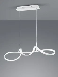 Hängelampen|Bürolampen*Trio Reality LED Hängeleuchte Weiß dimmbar 81 cm lang 37 W 4500 lm