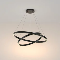 Maytoni LED Kronleuchter Aluminium 3000 K warmweißes Licht rund< Hängelampen|Led Lampen