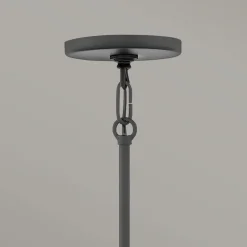 Wohnzimmerlampen|Esszimmer Lampen*Elstead LED Kronleuchter Schwarz Gold Weiß Ø 91,4 cm verstellbare Höhe