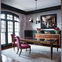 Wohnzimmerlampen|Esszimmer Lampen*Elstead LED Kronleuchter Schwarz Gold Weiß Ø 91,4 cm verstellbare Höhe