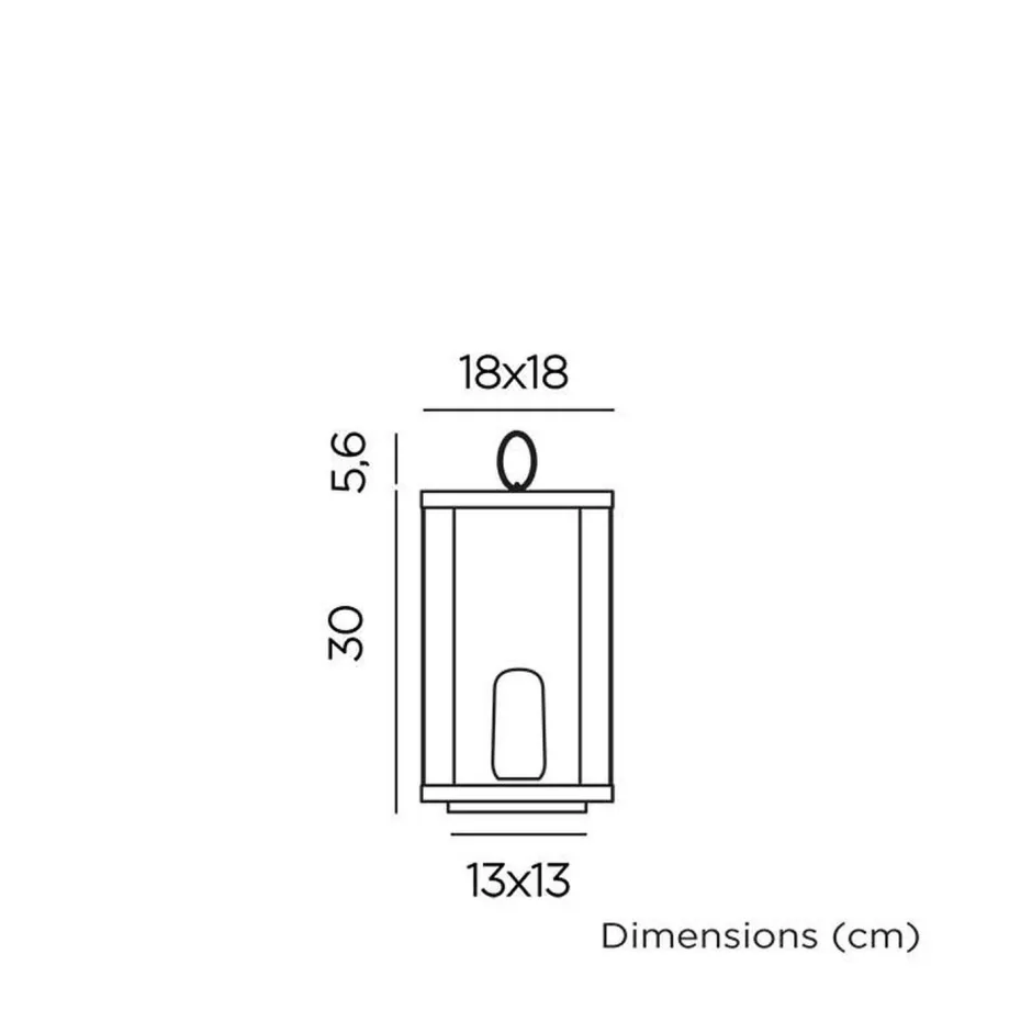Led Außenleuchten|Moderne Außenleuchten*Newgarden LED Laterne Akku Dimmer Fernbedienung H: 30 cm IP54 kabellos