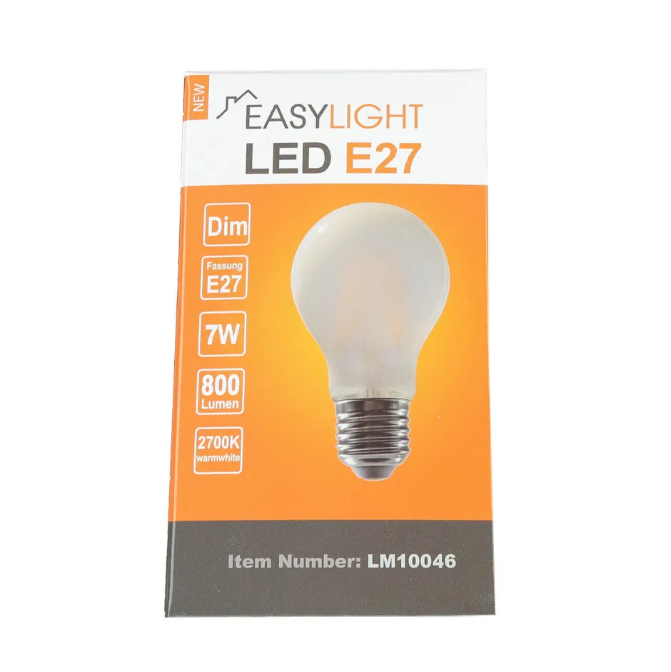 Easylight LED Leuchtmittel E27 2700 K 800 lm 7W Dimmbar - LM10046< Leuchtmittel