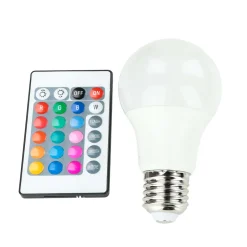 Leuchtmittel*eltric K Heckel GmbH LED Leuchtmittel E27 Farbwechsel Dimmer Fernbedienung 9,7W - LM117