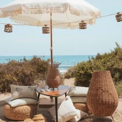 Außenlichterketten|Solarleuchten*Newgarden LED Lichterkette Solar 5 m IP44 Jute Seegras 2700 K Outdoor