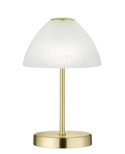 Wohnzimmerlampen|Metall Lampen*Trio Reality LED Nachttischleuchte Touch Dimmer 280 lm in Messing