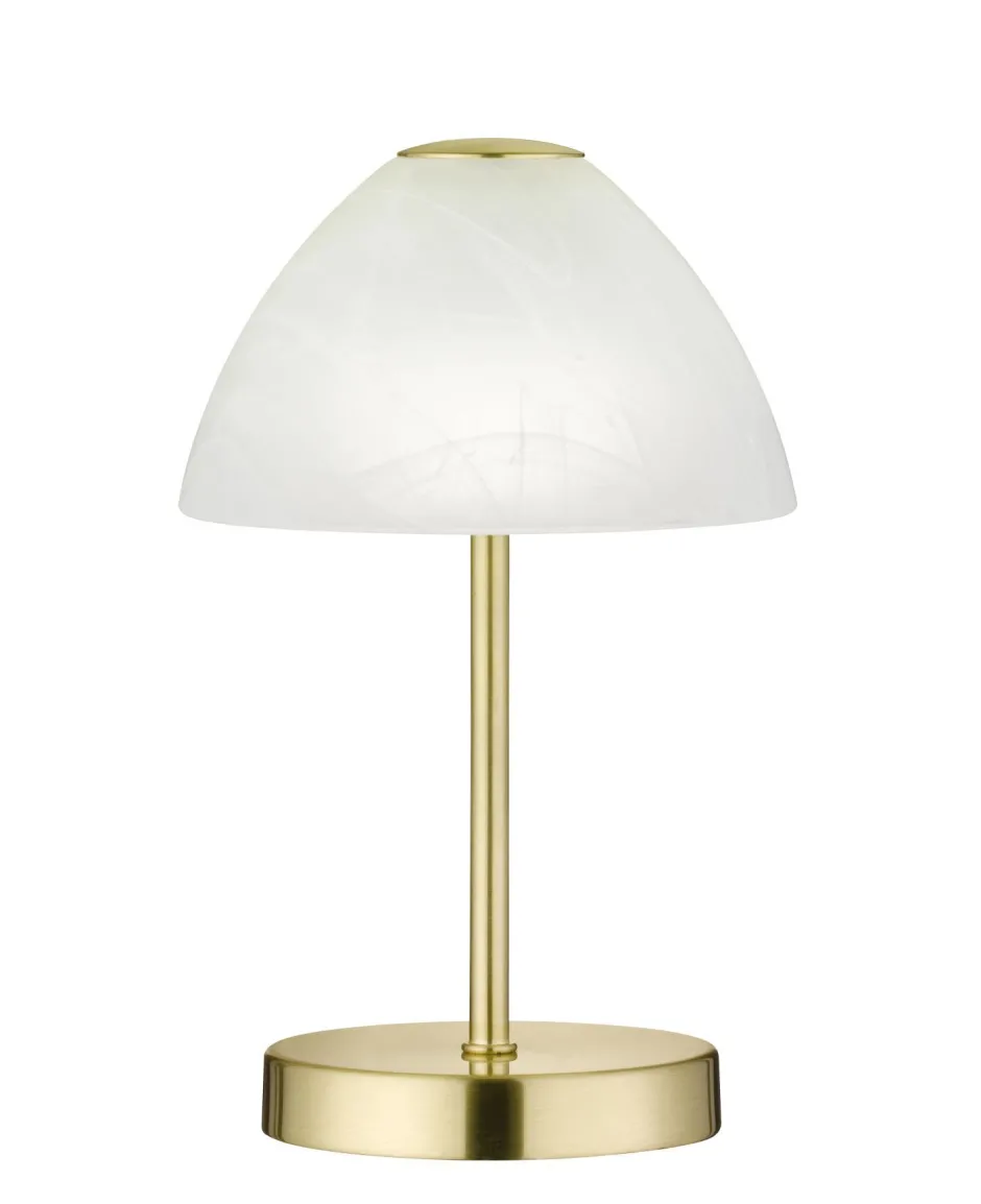 Wohnzimmerlampen|Metall Lampen*Trio Reality LED Nachttischleuchte Touch Dimmer 280 lm in Messing