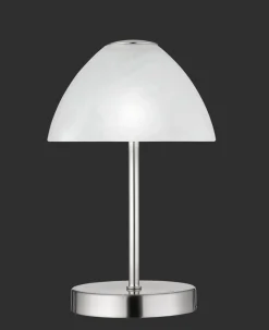 Trio Reality LED Nachttischleuchte Touch Dimmer 280 lm 3 W in Nickel< Wohnzimmerlampen|Metall Lampen