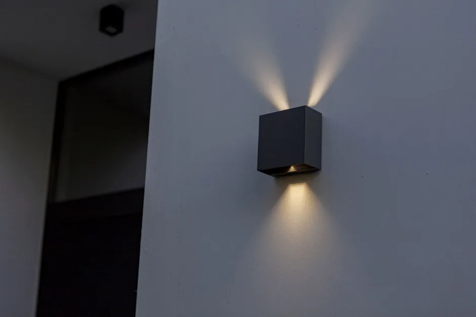 Eco-Light LED Outdoor Wandleuchte Aluminium 4000 K IP54 Up Down< Metall Lampen|Led Außenleuchten