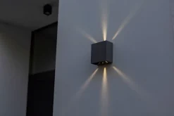 Eco-Light LED Outdoor Wandleuchte Aluminium 4000 K IP54 Up Down< Metall Lampen|Led Außenleuchten