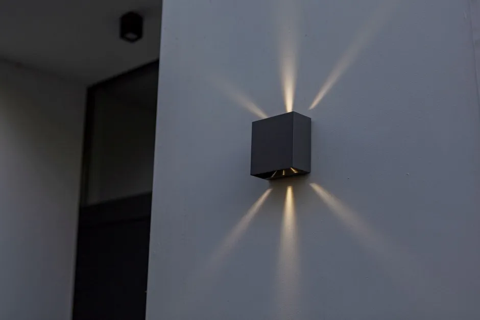 Eco-Light LED Outdoor Wandleuchte Aluminium 4000 K IP54 Up Down< Metall Lampen|Led Außenleuchten