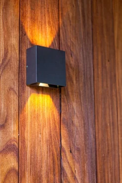 Eco-Light LED Outdoor Wandleuchte Aluminium 4000 K IP54 Up Down< Metall Lampen|Led Außenleuchten