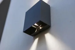 Eco-Light LED Outdoor Wandleuchte Aluminium 4000 K IP54 Up Down< Metall Lampen|Led Außenleuchten