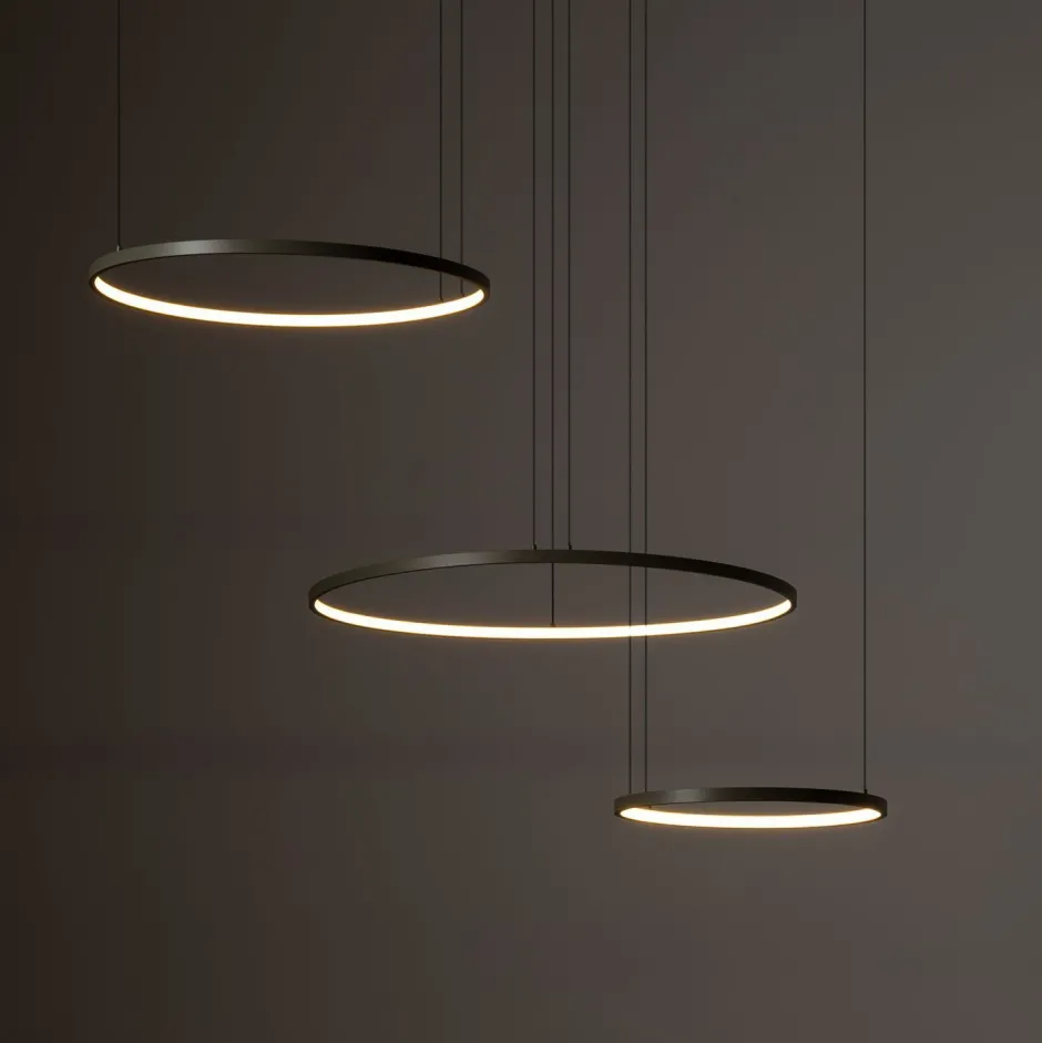 Wohnzimmerlampen|Metall Lampen*Nowodvorski LED Pendelleuchte Aluminium Seidenolive 45 W 3-flammig