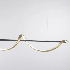 Hängelampen|Bürolampen*Paul Neuhaus LED Pendelleuchte Anthrazit Messing Fernbedienung 24 W