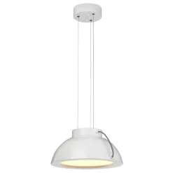 Hängelampen|Led Lampen*Elstead LED Pendelleuchte KOPPLA Weiß Ø35cm dimmbar Lampe