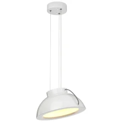 Hängelampen|Led Lampen*Elstead LED Pendelleuchte KOPPLA Weiß Ø35cm dimmbar Lampe