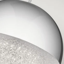 Hängelampen|Led Lampen*Elstead LED Pendelleuchte Kugel Ø 20 cm 3000 K in Chrom