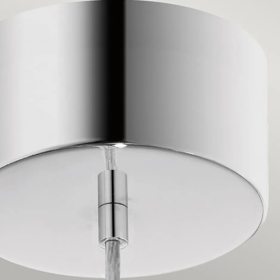 Hängelampen|Led Lampen*Elstead LED Pendelleuchte Kugel Ø 20 cm 3000 K in Chrom