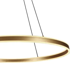 Steinhauer LED Pendelleuchte Metall Kunststoff Ø100 cm 80 W 2700 K< Hängelampen|Led Lampen