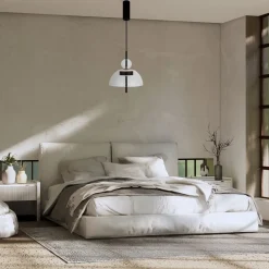 Maytoni LED Pendelleuchte Metall Glas H: max. 348 cm Schwarz< Hängelampen|Led Lampen