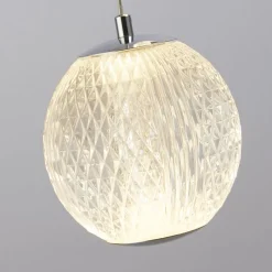 Wohnzimmerlampen|Esszimmer Lampen*Searchlight LED Pendelleuchte Metall 5-flammig 21 W L:30 cm Chrom