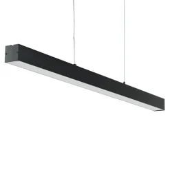 Wohnzimmerlampen|Metall Lampen*Easylight LED Pendelleuchte Metall dimmbar L: 100 cm Schwarz Modern