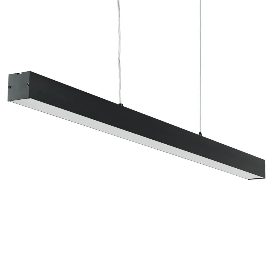 Wohnzimmerlampen|Metall Lampen*Easylight LED Pendelleuchte Metall dimmbar L: 100 cm Schwarz Modern