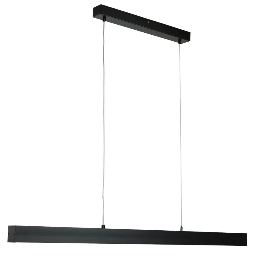 Wohnzimmerlampen|Metall Lampen*Easylight LED Pendelleuchte Metall dimmbar L: 100 cm Schwarz Modern