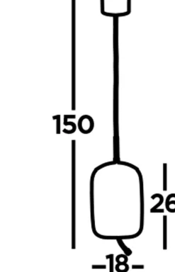 Searchlight LED Pendelleuchte schmal Ø 18 cm H: max. 1,5 m verstellbar< Hängelampen|Led Lampen
