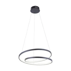 Paul Neuhaus LED Pendelleuchte Schwarz B:55 cm 4000 lm dimmbar< Hängelampen|Bürolampen