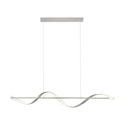 Paul Neuhaus LED Pendelleuchte Silber Fernbedienung 121 cm dimmbar< Hängelampen|Bürolampen