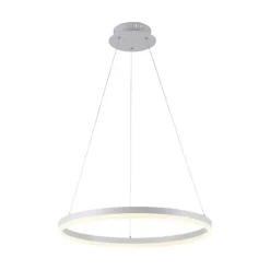 Hängelampen|Bürolampen*Paul Neuhaus LED Pendelleuchte Weiß dimmbar 38 W 3000 K Ø60 cm Ring