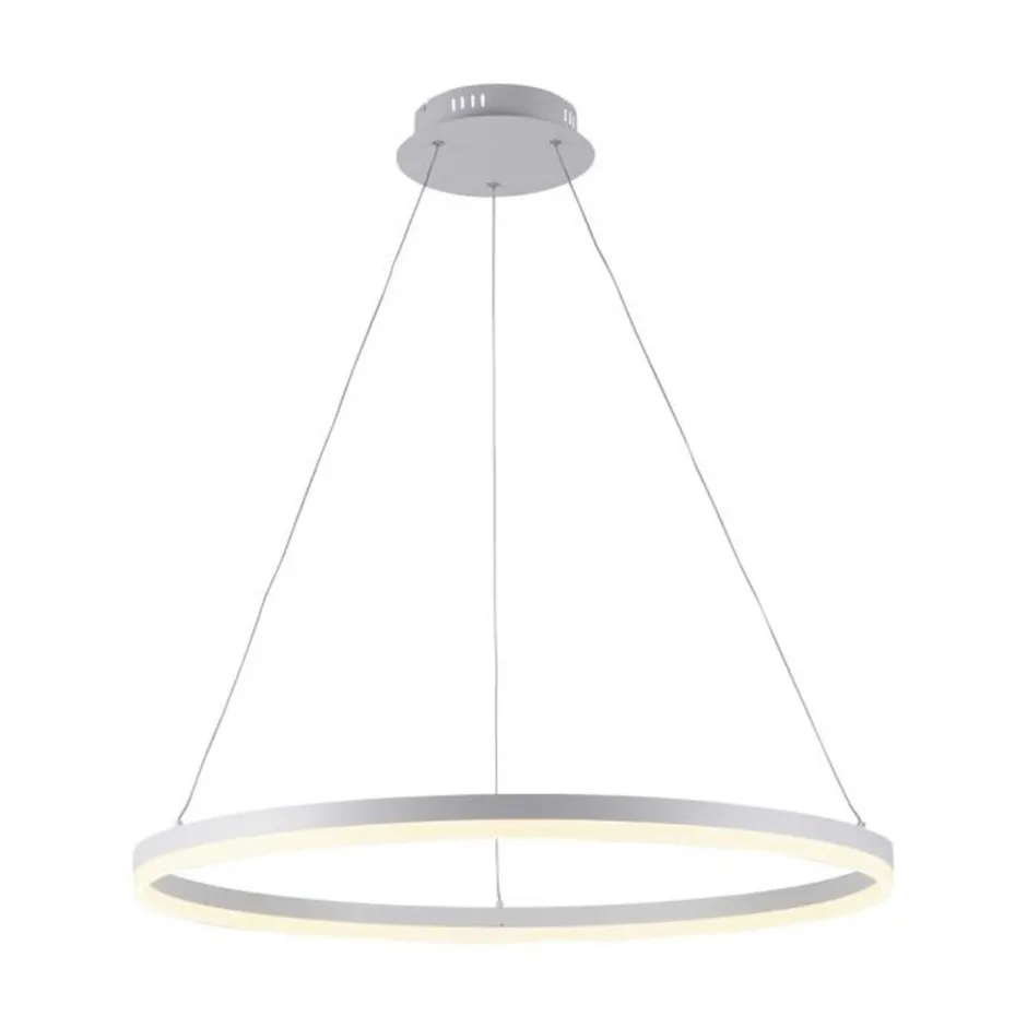 Paul Neuhaus LED Pendelleuchte Weiß dimmbar 52 W 3000 K Ø80 cm Ring< Hängelampen|Bürolampen