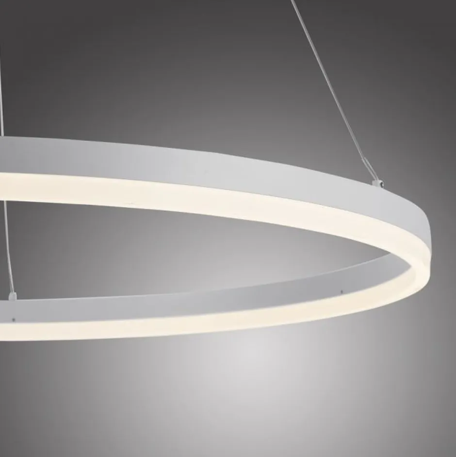 Paul Neuhaus LED Pendelleuchte Weiß dimmbar 52 W 3000 K Ø80 cm Ring< Hängelampen|Bürolampen