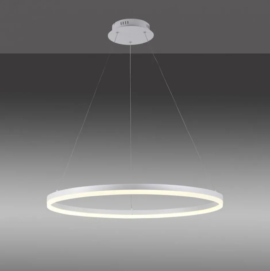Paul Neuhaus LED Pendelleuchte Weiß dimmbar 52 W 3000 K Ø80 cm Ring< Hängelampen|Bürolampen