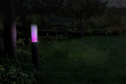 Eco-Light LED Pollerleuchte Aluminium RGB H:59 cm IP44 500 lm< Metall Lampen|Wegeleuchten