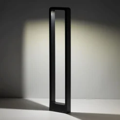 Metall Lampen|Wegeleuchten*TK Lighting LED Pollerleuchte Metall 80 cm hoch IP54 Schwarz 3000 K