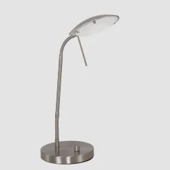 Nachttischlampen|Schreibtischlampen*Steinhauer LED Schreibtischlampe Metall Glas 46 cm 2700 K dimmbar