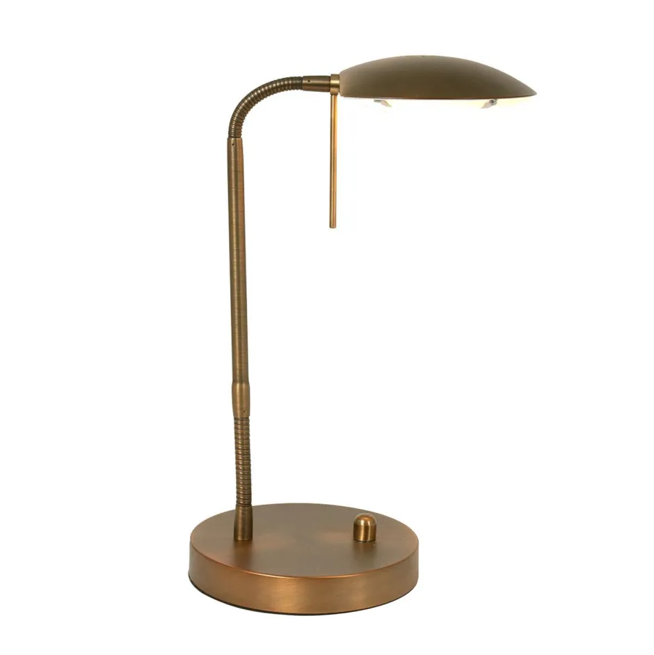 Steinhauer LED Schreibtischlampe Metall Glas 46 cm 10 W dimmbar< Led Lampen|Tischlampen