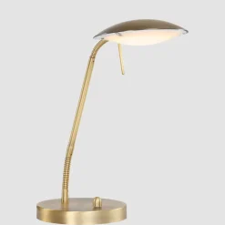 Steinhauer LED Schreibtischlampe Metall Glas 46 cm 10 W dimmbar< Led Lampen|Tischlampen