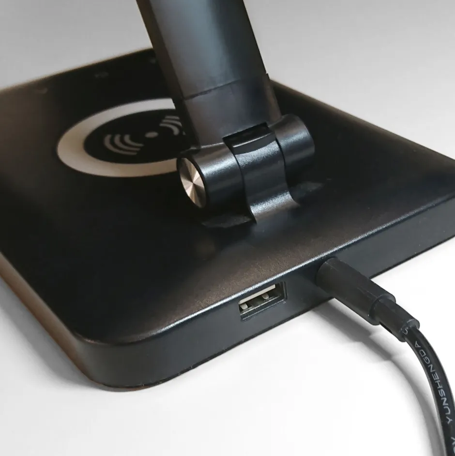 Bürolampen|Schlafzimmer Lampen*Just Light LED SchreibTischlampe Schwarz Touch 680 lm verstellbar