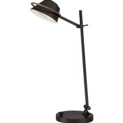Elstead LED Schreibtischleuchte dimmbar in Bronze verstellbar< Led Lampen|Tischlampen